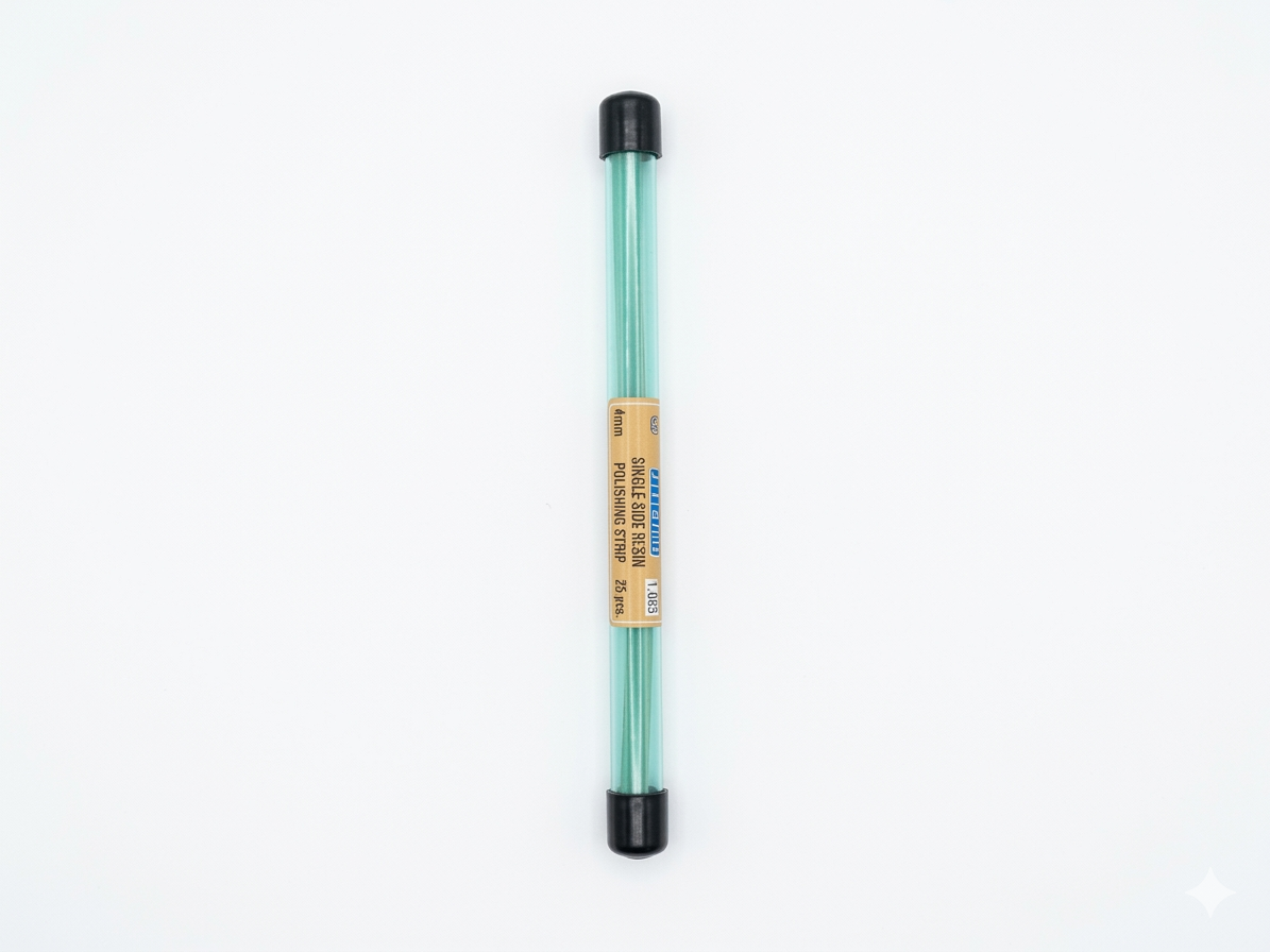 Single side resin polishing strip